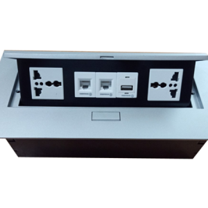 Ổ cắm âm bàn 5 thiết bị Sinoamigo STS-212U (Net+Tel+USB)